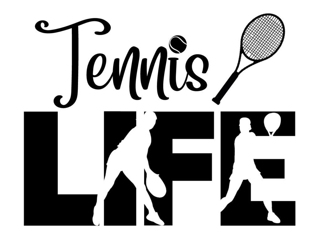 Free Tennis Life SVG File