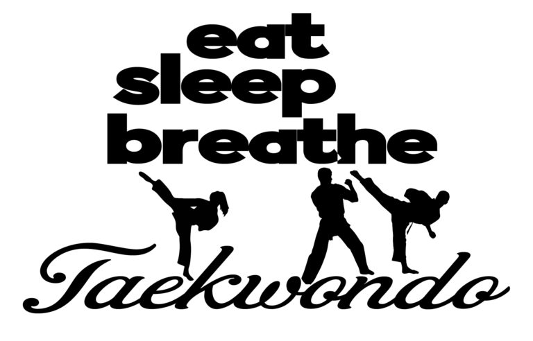 Free Eat Sleep Breathe Taekwondo SVG File