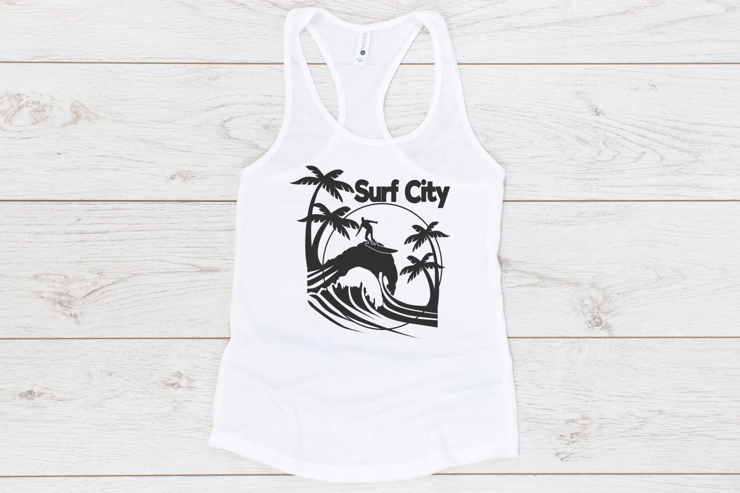 Free Surf City SVG File
