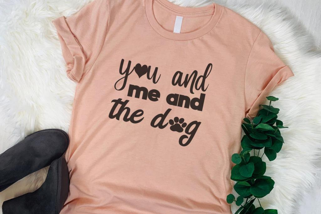 Free You and Me and the Dog SVG File