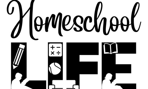 Free Homeschool Life SVG Cutting File for the Cricut.