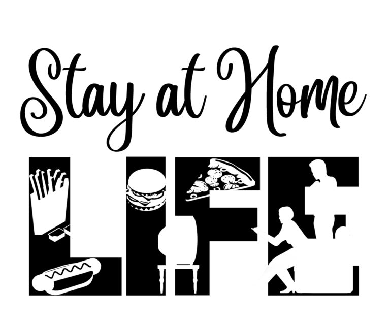 Free Stay at Home SVG File