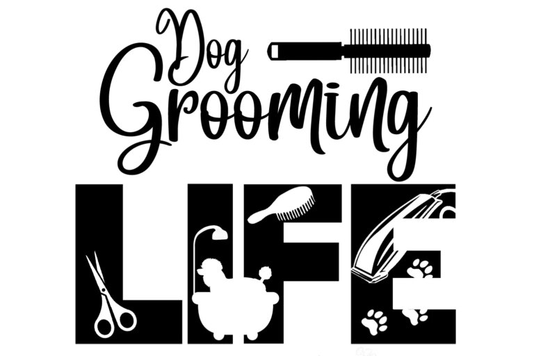 Free Dog Grooming Life SVG File