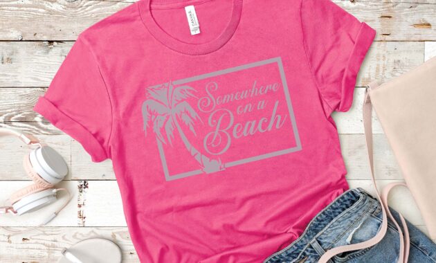 Free Somewhere on a Beach SVG File