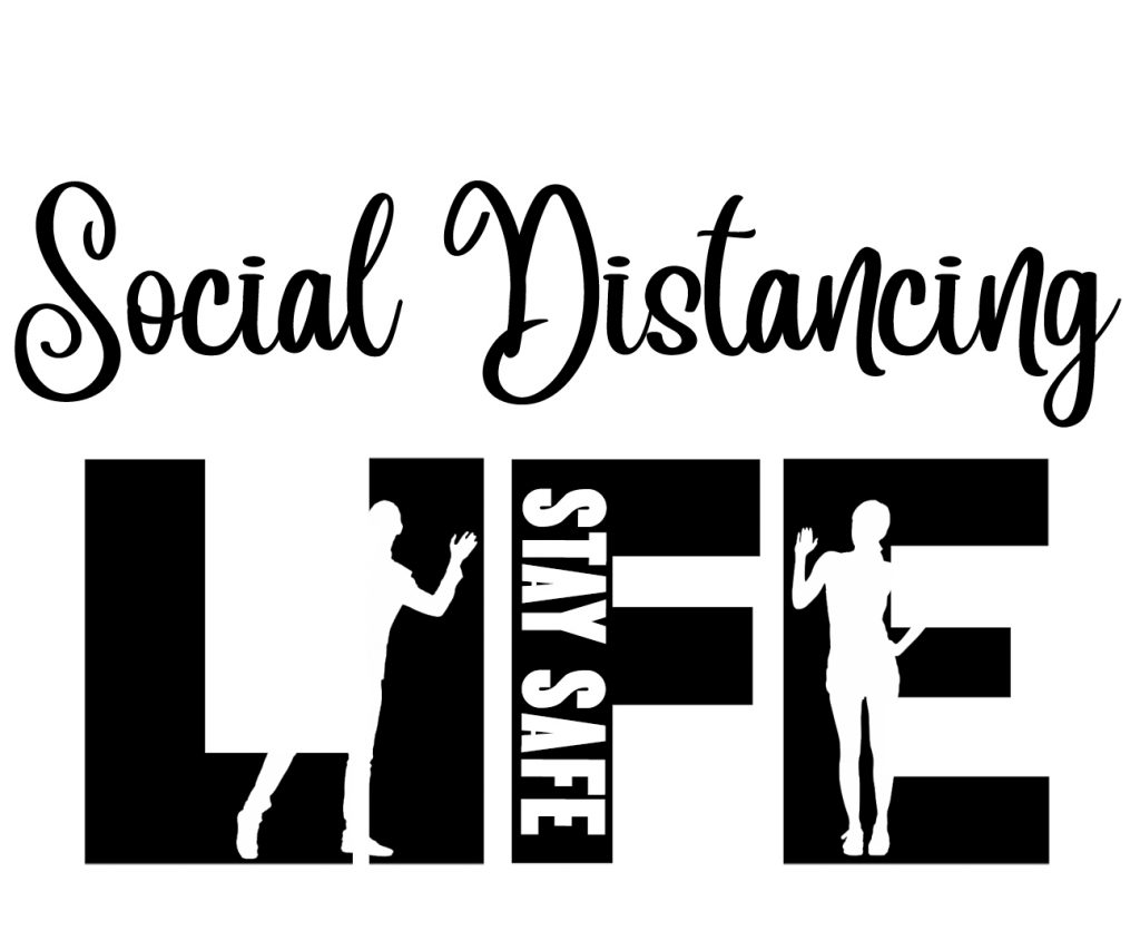 Free Social Distancing SVG File