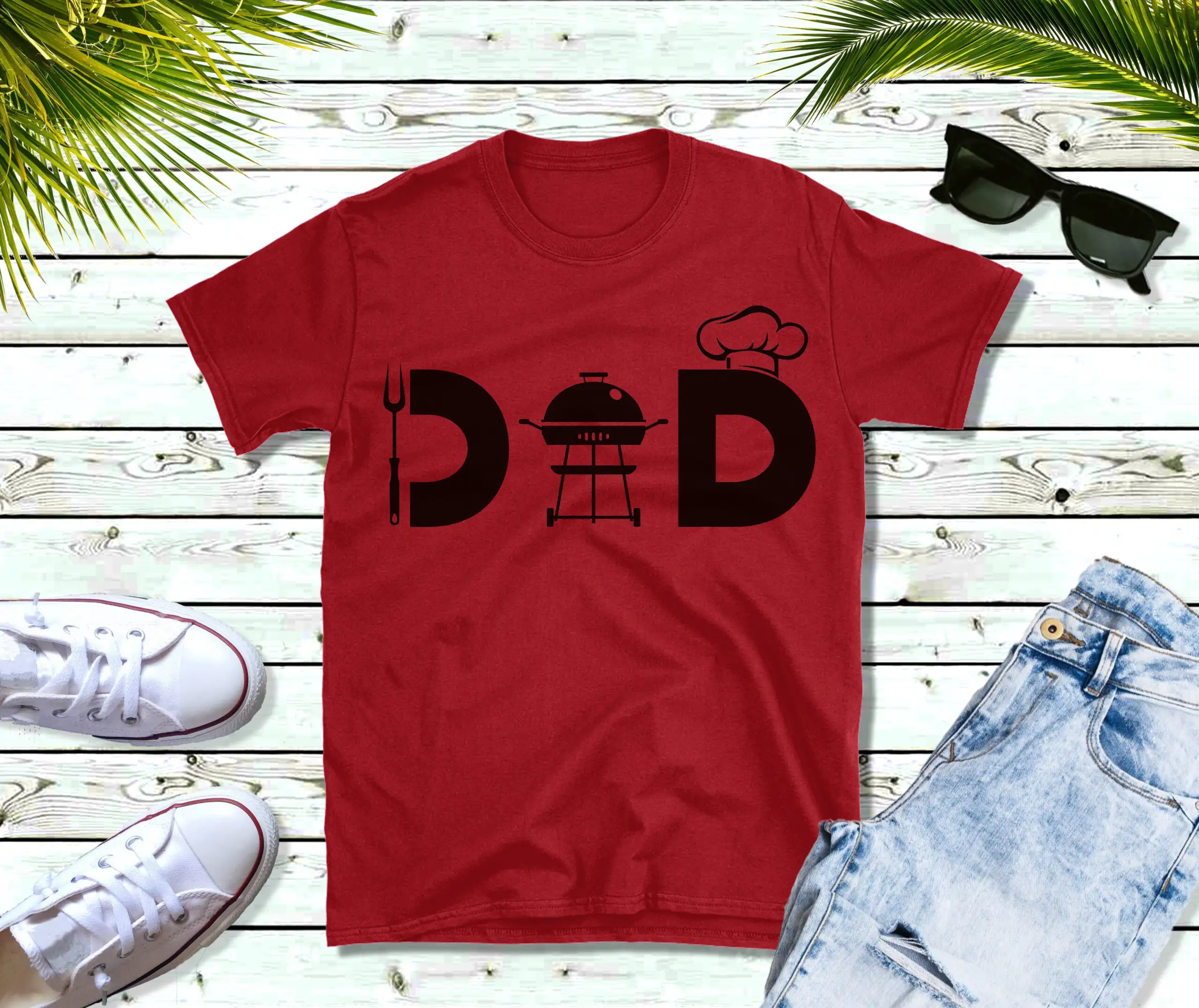 Free DAD BBQ SVG Cutting File for the Cricut.