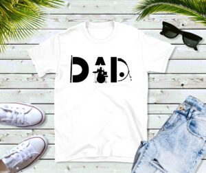 Free DAD Drummer SVG Cutting File for the Cricut.