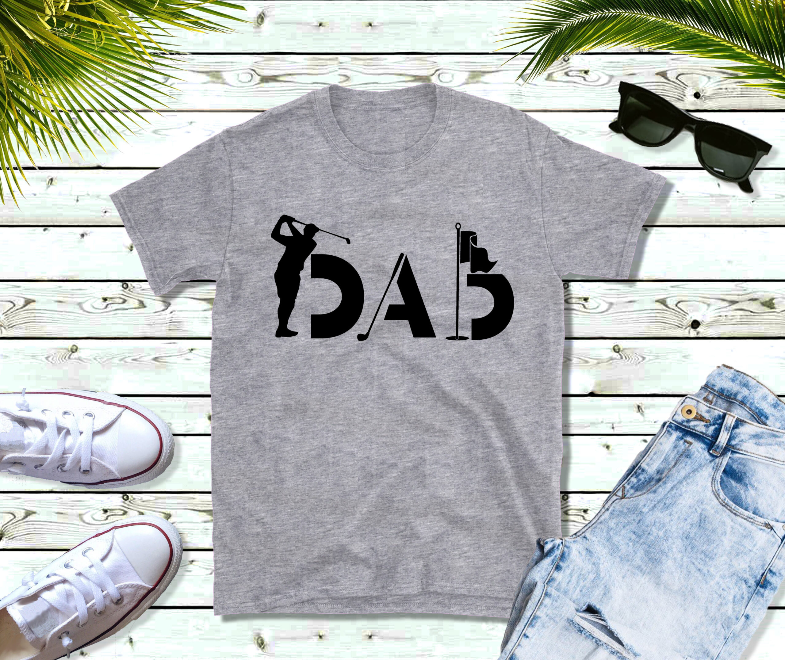 Free Dad Golf SVG Cutting File for the Cricut.