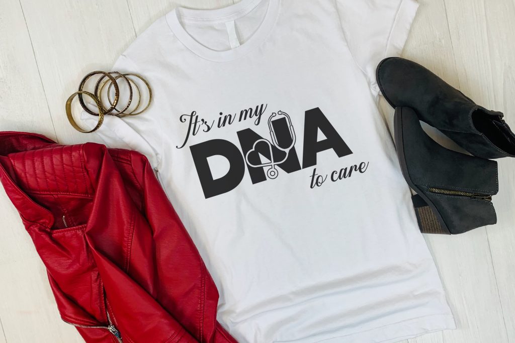 Free It's in my DNA to care SVG File