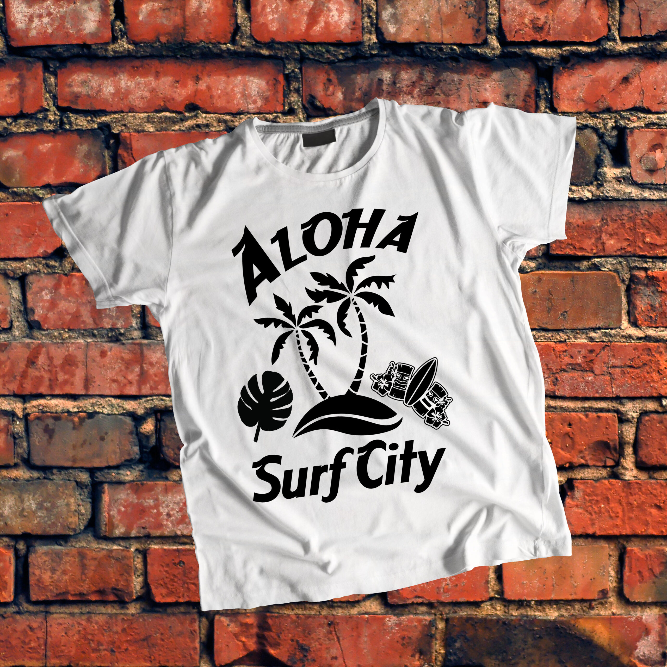 Free Aloha Surf SVG Cutting File for the Cricut.