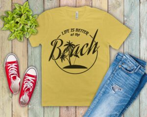Free Life is Better at the Beach SVG Cutting File for the Cricut