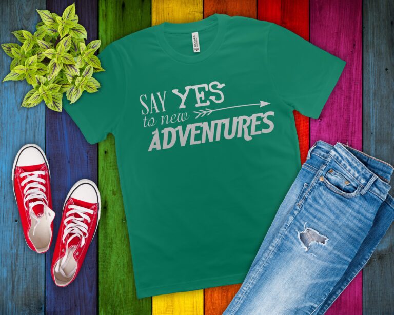 Free Say Yes to New Adventures SVG File