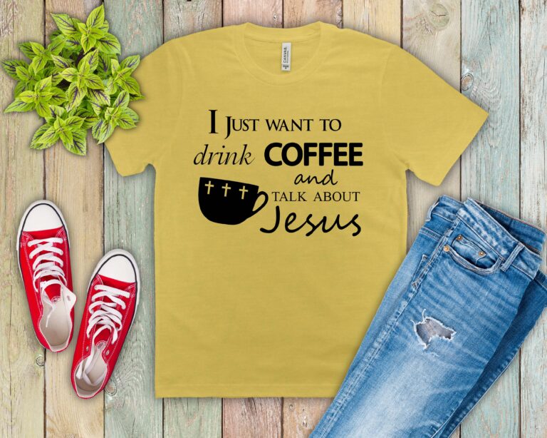Free Coffee and Jesus SVG File