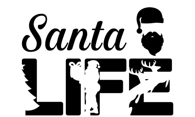 Free Santa Life SVG File