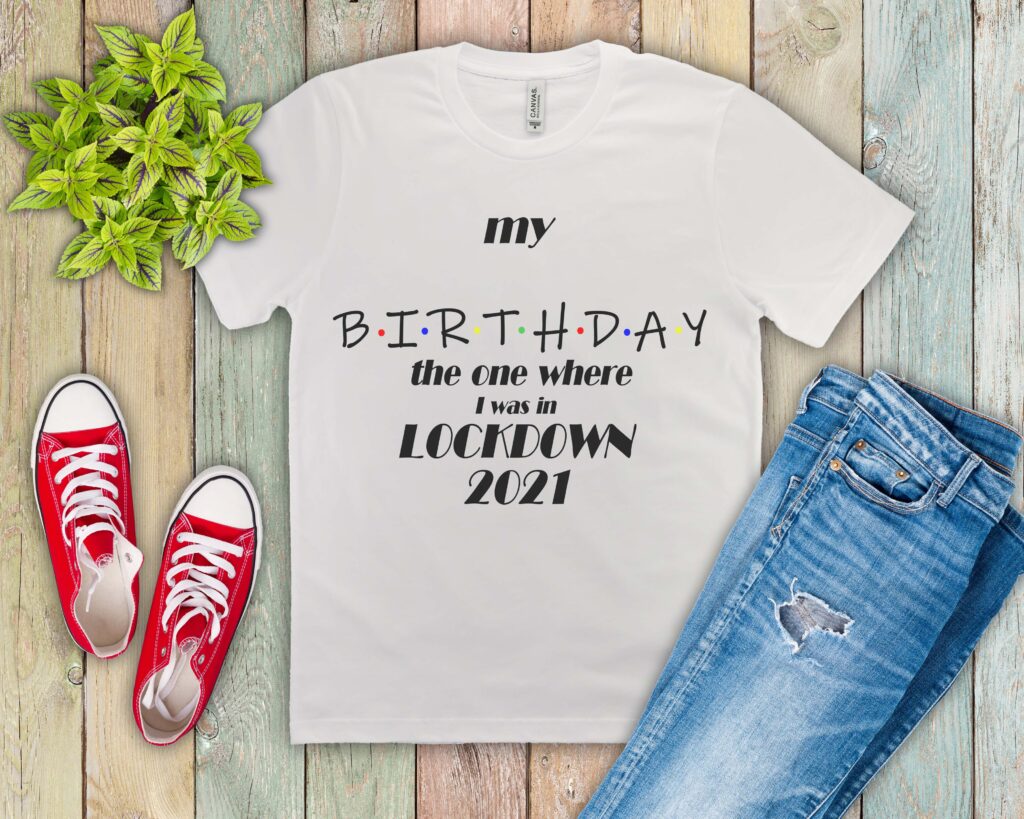 Free Add your own age Lockdown Birthday SVG File