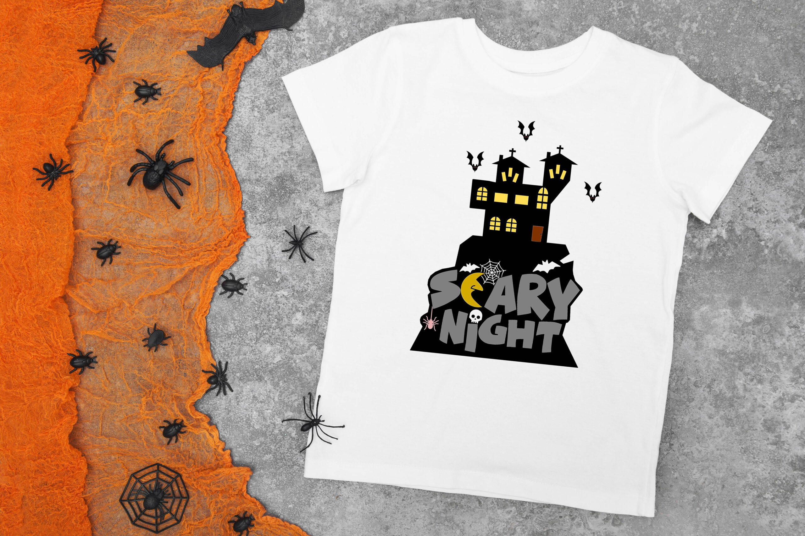 Free Scary Night SVG Cutting File for the Cricut.