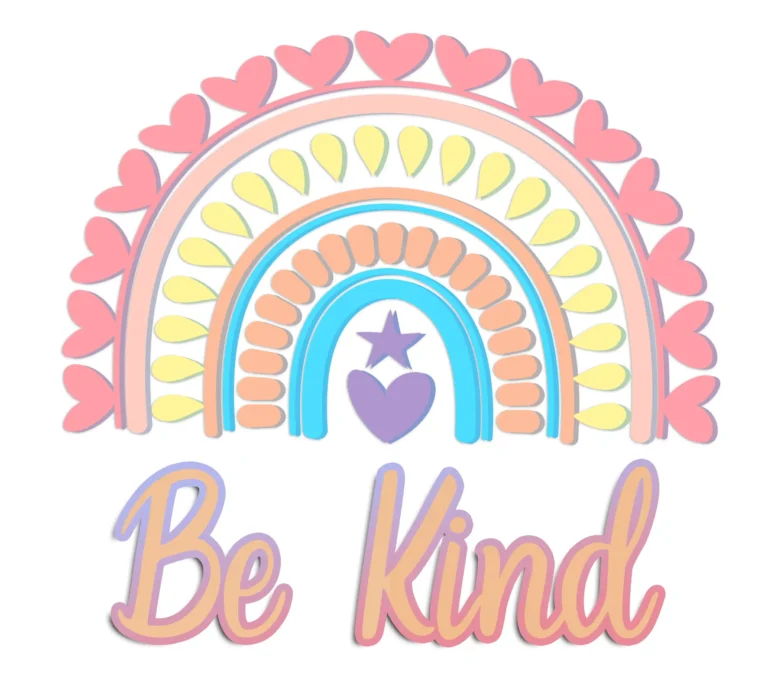 Free Be Kind Sublimation Image