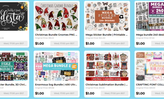 DesignBundles $1 Deals