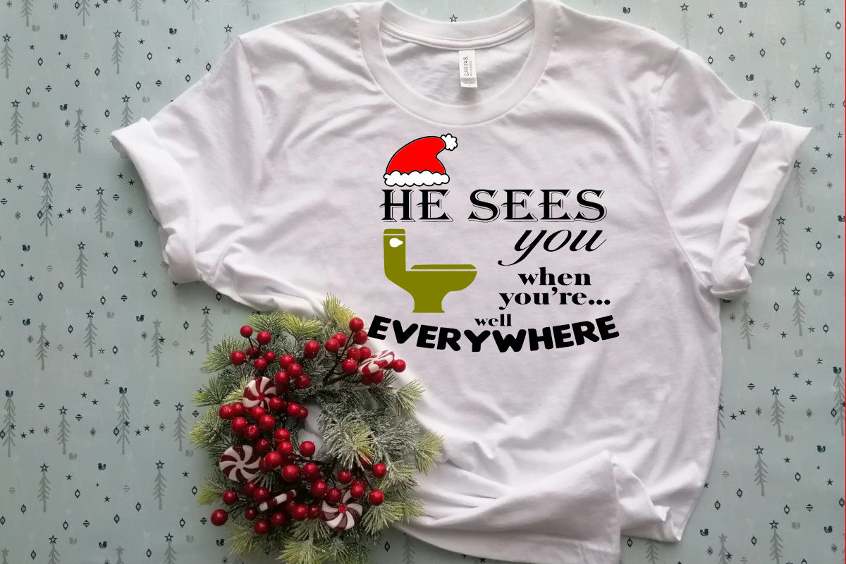 Free He Sees you…..Everywhere SVG Cutting File for the Cricut.