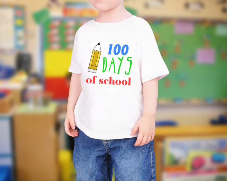Free 100 Days of School SVG file