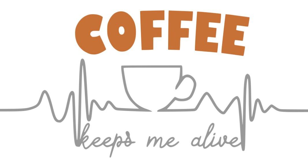 Free Coffee is my Heartbeat SVG File