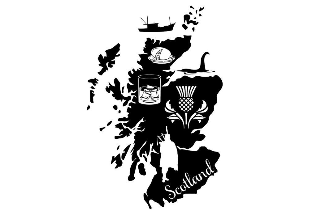 Free Scotland Silhouette SVG File