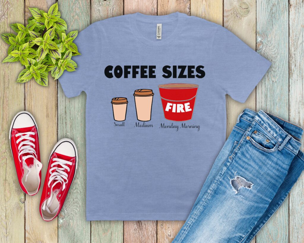 Free Coffee Sizes SVG File