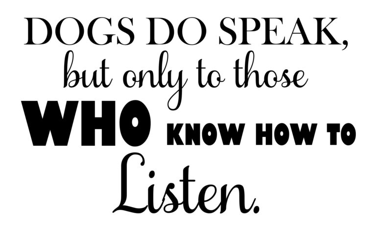 Free Dogs Do Speak SVG File