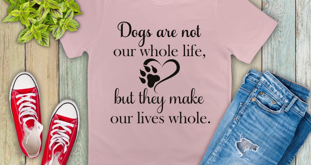 Free Dogs are not our whole Life...SVG File