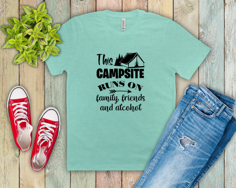 Free This Campsite Runs On SVG File