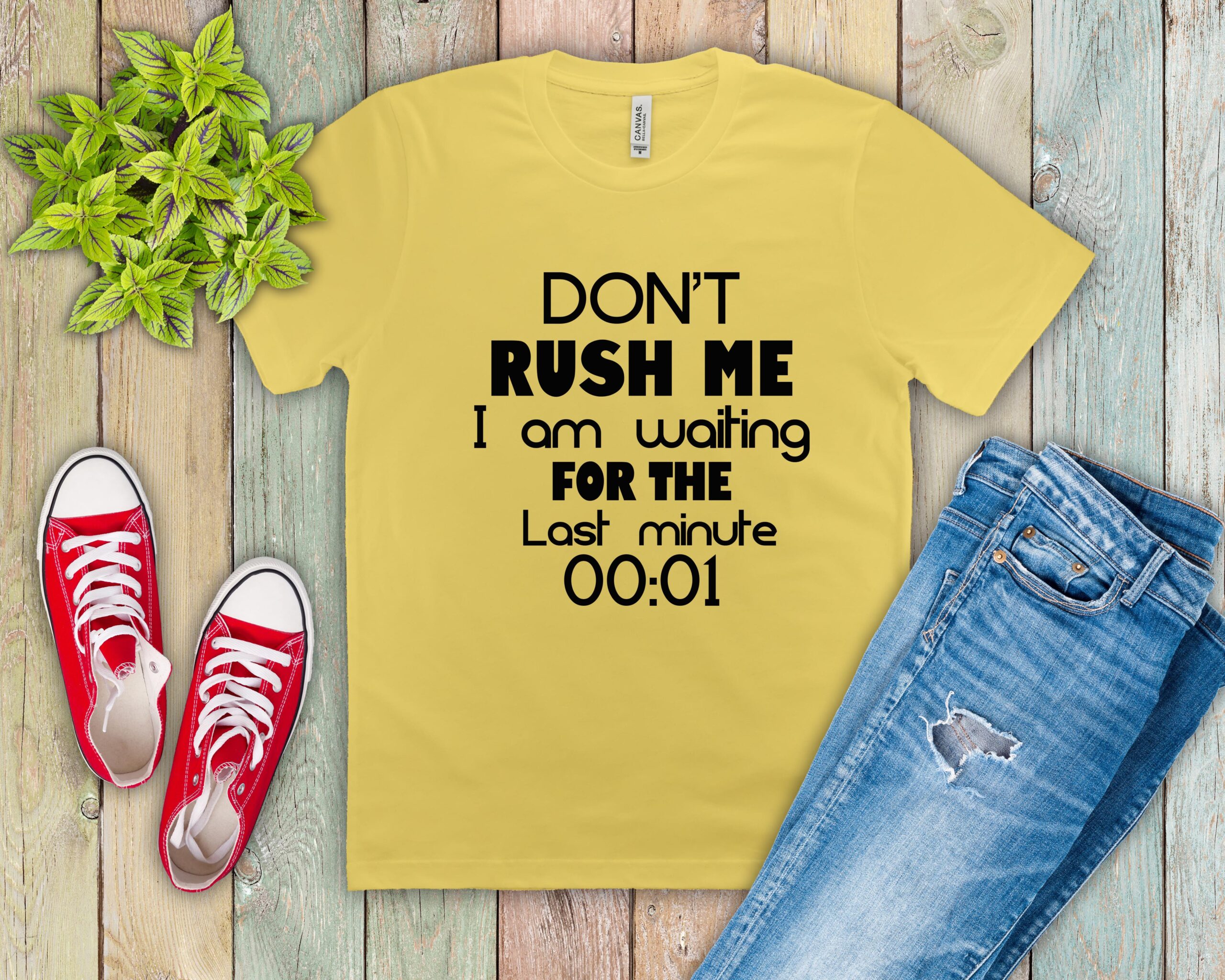 Free Don't Rush Me SVG Cutting File for the Cricut.