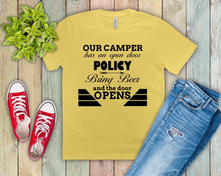Free Our Camper Policy SVG File
