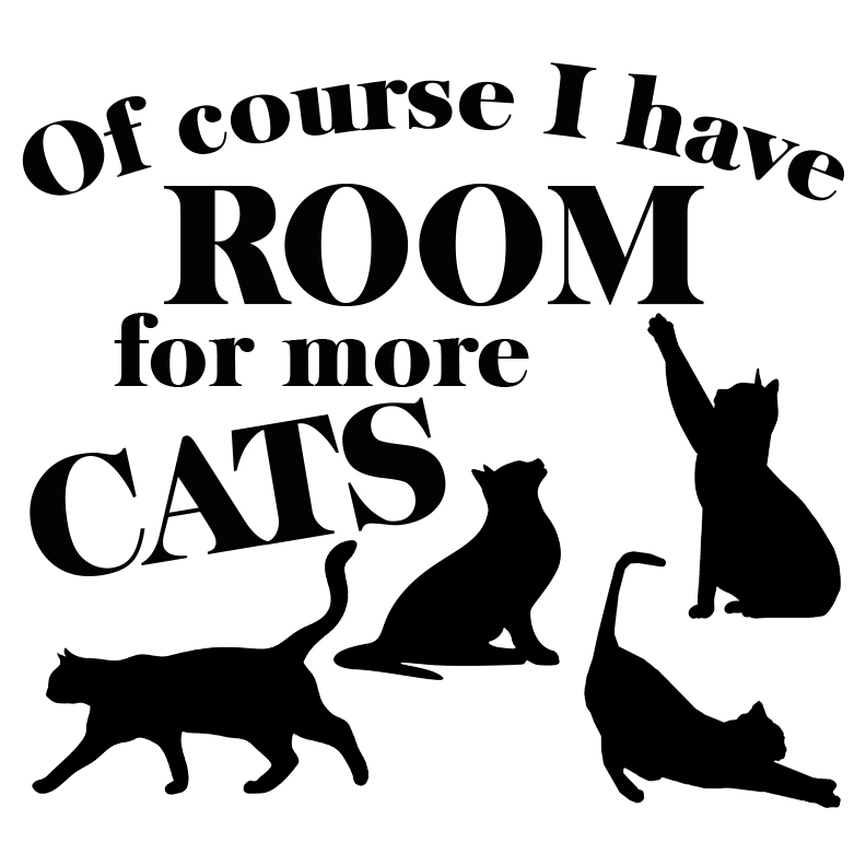 Free More Room for Cats SVG File