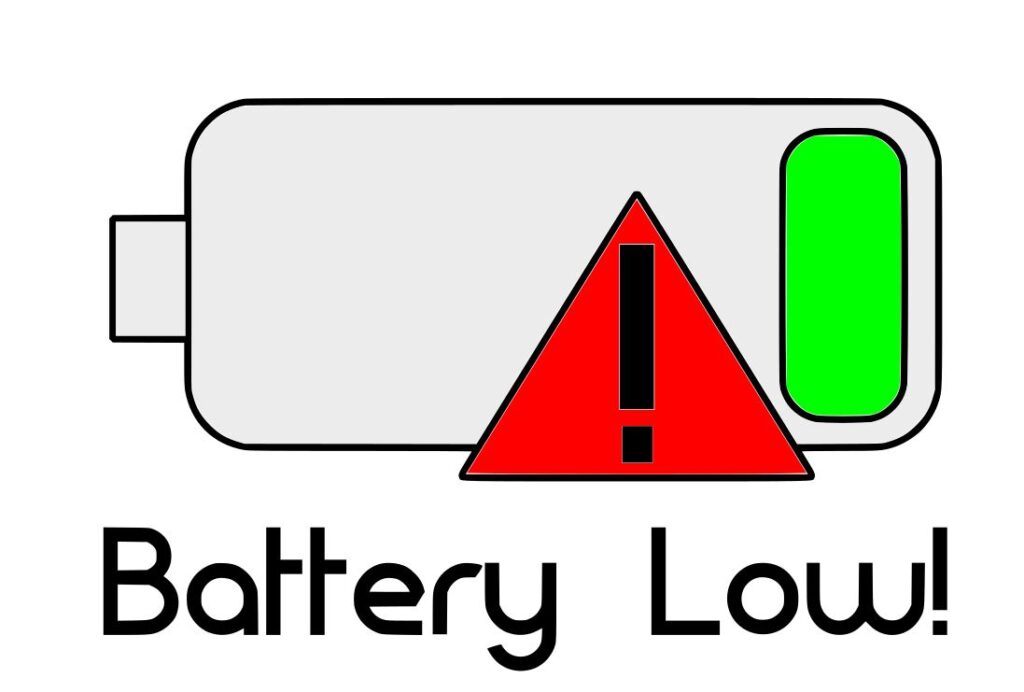 Free Battery Low SVG File