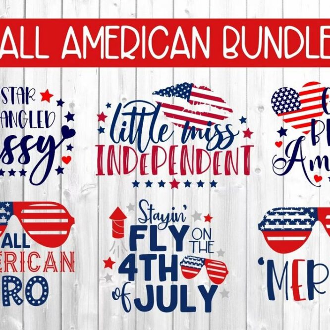 Free The All American Bundle SVG Files