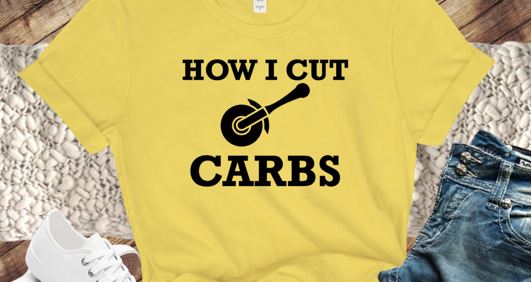 Free How I Cut Carbs SVG Cutting File for the Cricut.