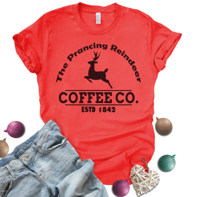 The Prancing Reindeer Coffee Co SVG File