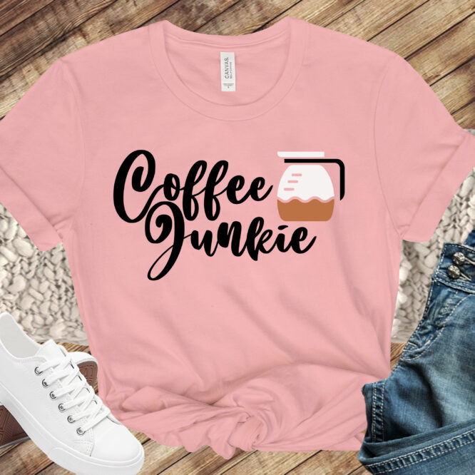 Free Coffee Junkie SVG File