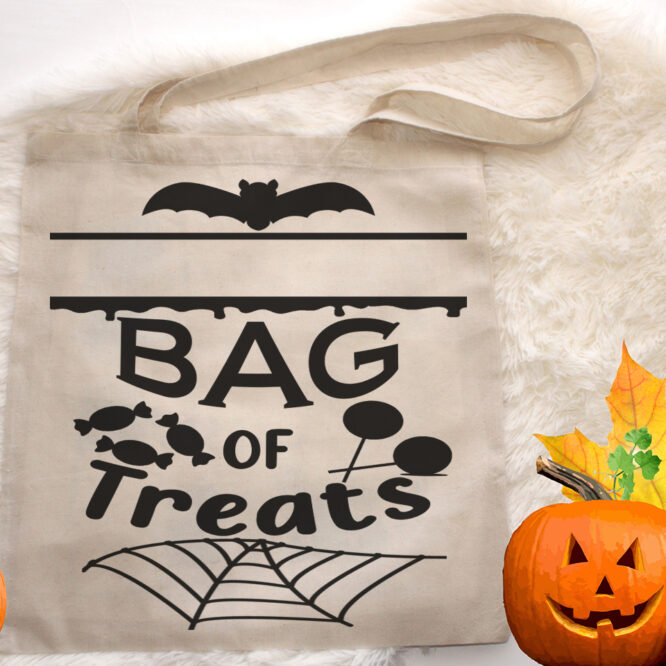 Free Bag of Treats Personalized SVG File