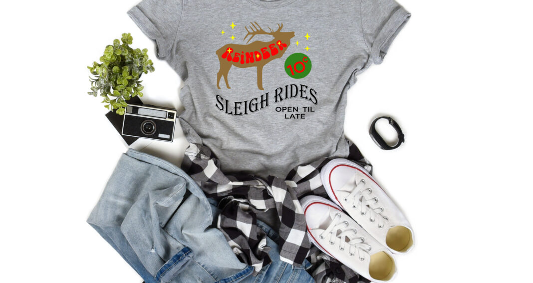 Free Reindeer Sleigh Rides SVG File