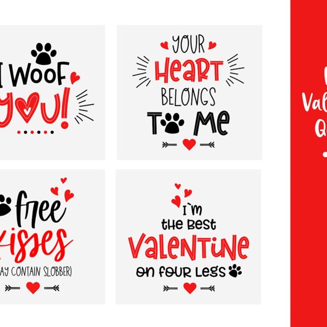 Valentine’s Day Cricut SVG Files