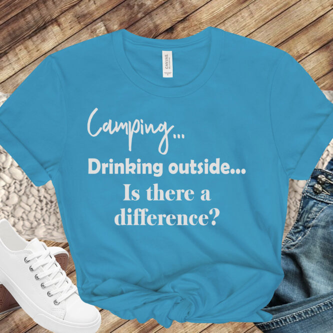 Free Camping and Drinking SVG File