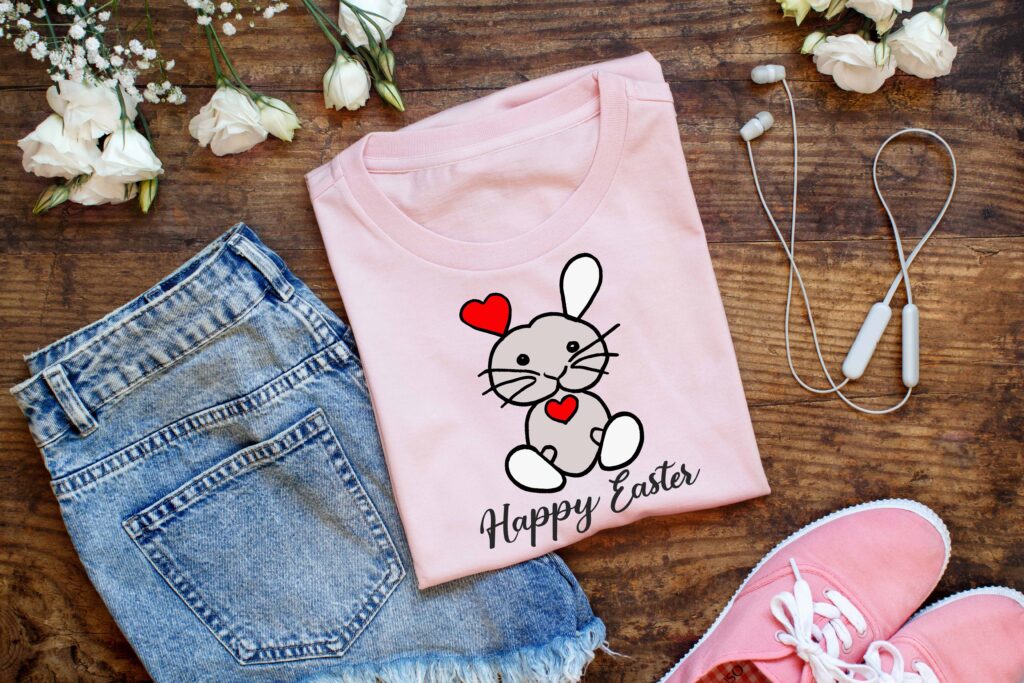 Free Happy Easter Bunny SVG File