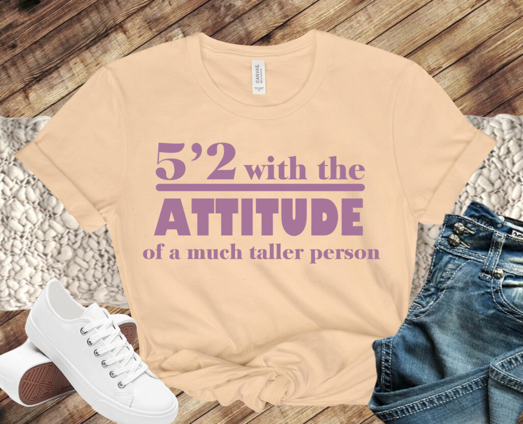 Free 5'2 with Attitude SVG File