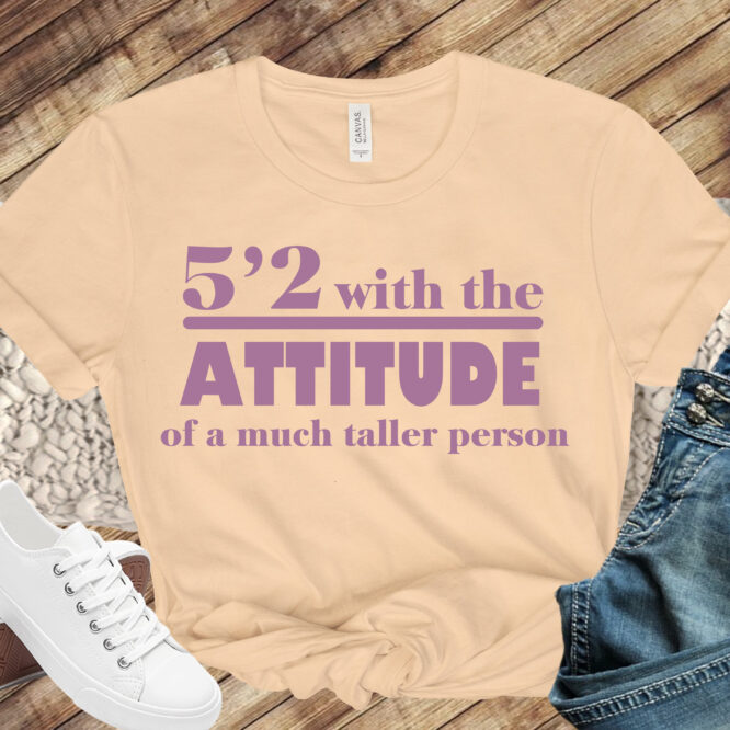 Free 5’2 with Attitude SVG File
