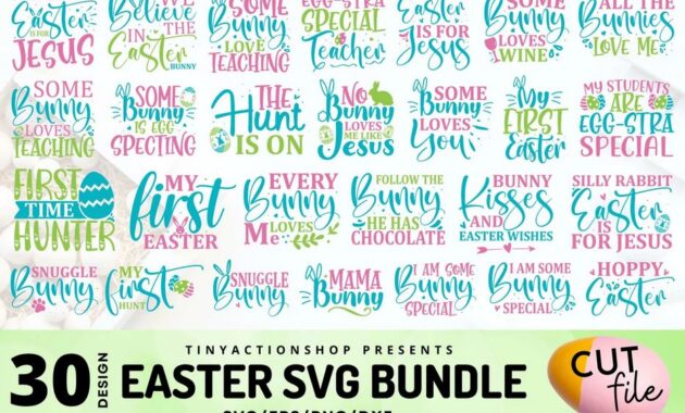 Free Easter SVG Bundle