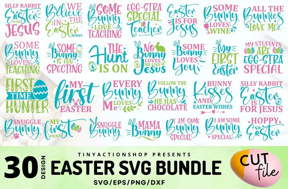 Free Easter SVG Bundle