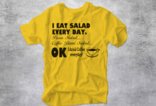 Free I Eat Salad SVG File