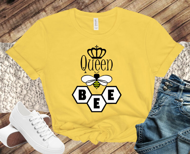 Free Queen Bee SVG File