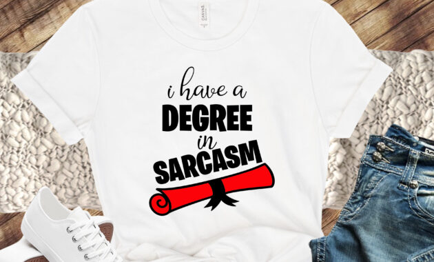 Free Degree in Sarcasm SVG File